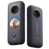Cámara Digital Deportiva Insta360 One X2/ 5.7K/ Ángulo de visión 360º/ Negra