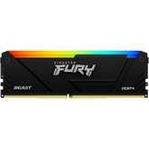 Memoria RAM Kingston FURY Beast RGB 16GB/ DDR4/ 3200MHz/ 1.35V/ CL16/ DIMM