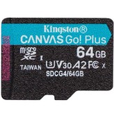 Tarjeta de Memoria Kingston CANVAS Select Plus 64GB microSD XC/ Clase 10/ 200MBs