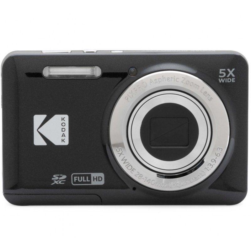 Cámara Digital Kodak Pixpro FZ55/ 16MP/ Zoom Óptico 5x/ Negra