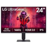 Monitor Gaming LG UltraGear 24G411A-B 23.7'/ Full HD/ 1ms/ 144Hz/ IPS/ Negro