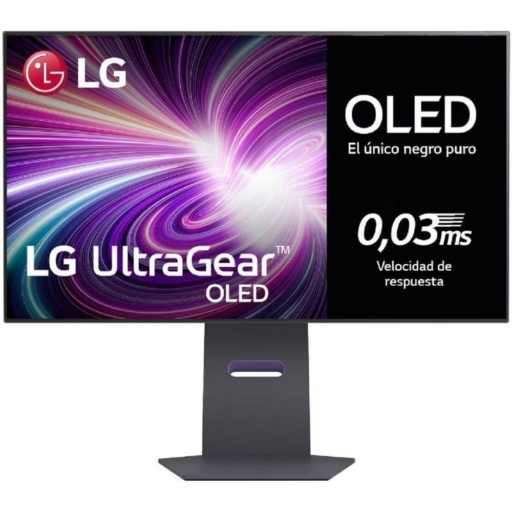 Monitor Gaming LG UltraGear 32GS95UV-B 31.5'/ 4K/ 0.03ms/ 240Hz/ OLED/ Multimedia/ Regulable en altura/ Negro