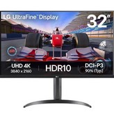 Monitor Profesional LG UltraFine 32UR550K-B 31.5'/ 4K/ Multimedia/ Regulable en altura/ Negro