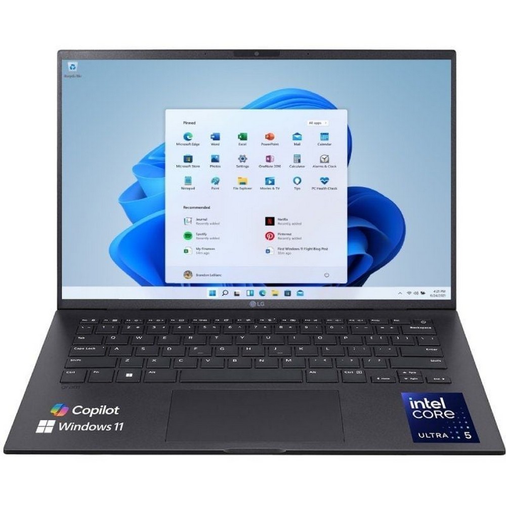 Portátil LG Gram 14Z90S-V.AP75B Intel Core Ultra 7-155H/ 16GB/ 512GB SSD/ 14'/ Win11 Pro