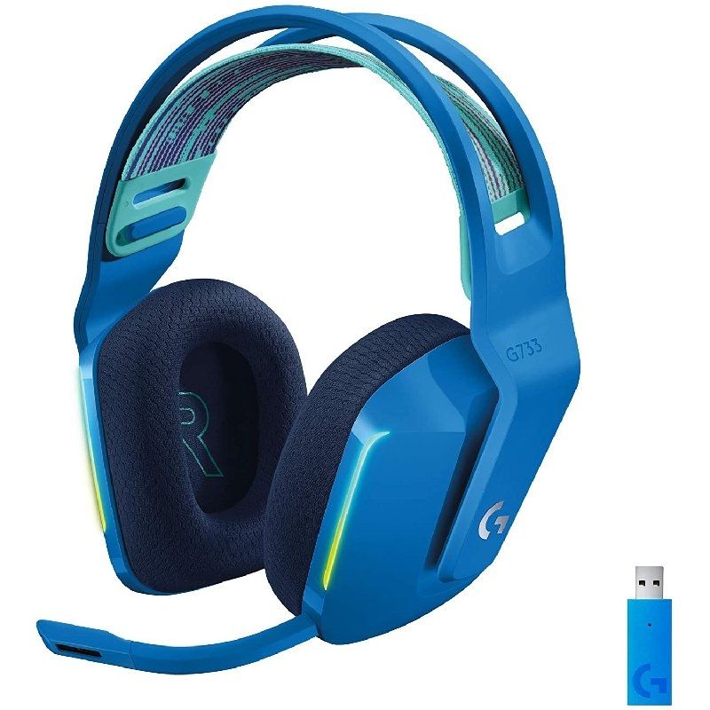 Auriculares Gaming Inalámbricos con Micrófono Logitech G733/ Azules - Ítem