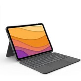 Funda con Teclado Logitech Combo Touch para Tablets Apple Ipad Air 4 Gen 2020 de 10.9'/ Gris