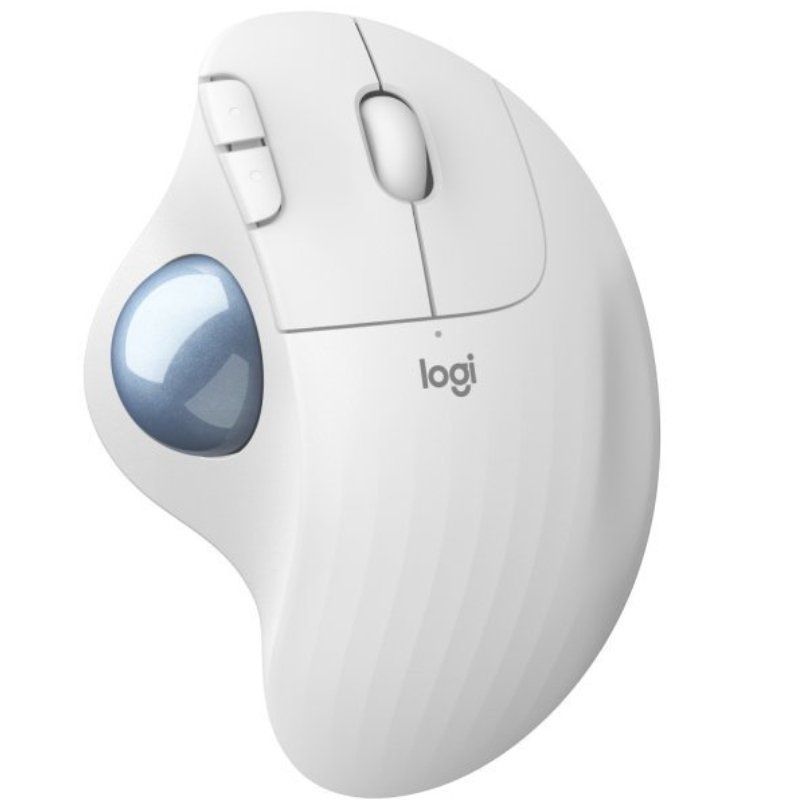 Ratón Trackball Inalámbrico por Bluetooth Logitech ERGO M575/ Hasta 2000 DPI/ Blanco Crudo - Ítem
