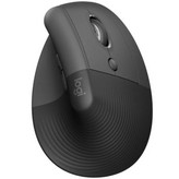 Ratón Vertical Inalámbrico por Bluetooth/ 2.4GHz Logitech Lift Vertical Ergonomic Mouse Business/ Hasta 4000 DPI/ Grafito