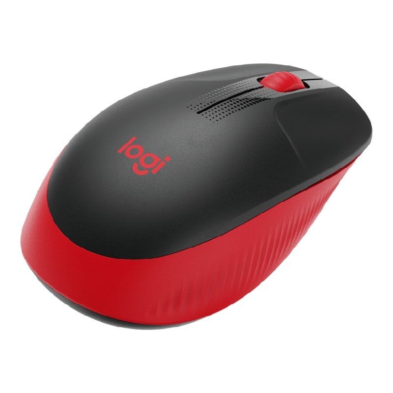 Ratón Inalámbrico Logitech M190/ Hasta 1000 DPI/ Rojo - Ítem