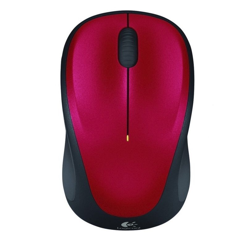 Ratón Inalámbrico Logitech M235/ Hasta 1000 DPI/ Rojo - Ítem