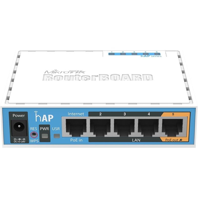 Switch Mikrotik RB951Ui-2nD 5 Puertos/ RJ45 10/100/ PoE - Ítem