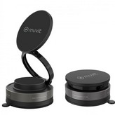 Soporte de Smartphone para Coche Muvit For Change MCCHL0035/ Negro