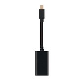 Cable Conversor Nanocable 10.16.0102/ Mini DisplayPort Macho - HDMI Hembra/ 15cm/ Negro