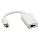 Cable Conversor Nanocable 10.16.0602-W/ Mini DisplayPort Macho - HDMI Hembra/ 15cm/ Blanco