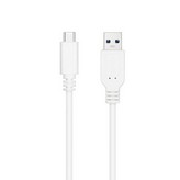 Cable USB 3.1 Nanocable 10.01.4000-W/ USB Tipo-C Macho - USB Macho/ 50cm/ Blanco