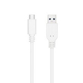 Cable USB 3.1 Tipo-C Nanocable 10.01.4001-W/ USB Tipo-C Macho - USB Macho/ 1m/ Blanco