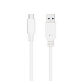 Cable USB 3.1 Nanocable 10.01.4002-W/ USB Tipo-C Macho - USB Macho/ 2m/ Blanco