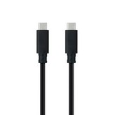 Cable USB 3.1 Tipo-C Nanocable 10.01.4101-L150/ USB Tipo-C Macho - USB Tipo-C Macho/ 1.5m/ Negro
