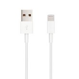 Cable USB 2.0 Lightning Nanocable 10.10.0402/ USB Macho - Lightning Macho/ 2m/ Blanco