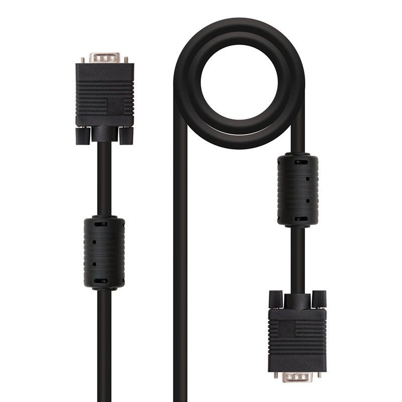 Cable SVGA Nanocable 10.15.0103/ VGA Macho - VGA Macho/ 3m/ Negro - Ítem