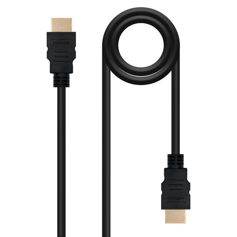 Cable HDMI 1.4 Nanocable 10.15.1705/ HDMI Macho - HDMI Macho/ 5m/ Negro