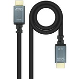 Cable HDMI 2.1 IRIS 8K Nanocable 10.15.8005/ HDMI Macho - HDMI Macho/ 5m/ Negro