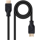 Cable HDMI 2.1 8K Nanocable 10.15.8300/ HDMI Macho - HDMI Macho/ 50cm/ Negro