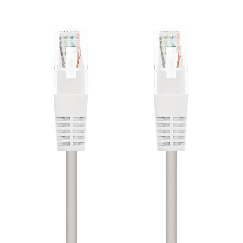 Cable de Red RJ45 UTP Nanocable 10.20.0105-W Cat.5e/ 5m/ Blanco