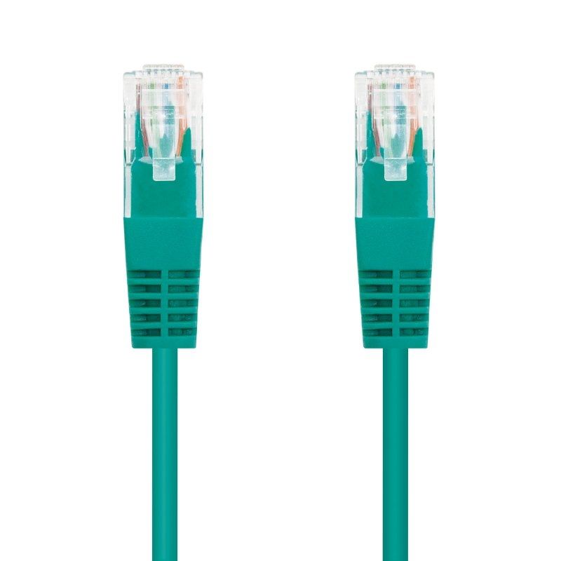 Cable de Red RJ45 UTP Nanocable 10.20.0400-GR/ Cat.6/ 50cm/ Verde