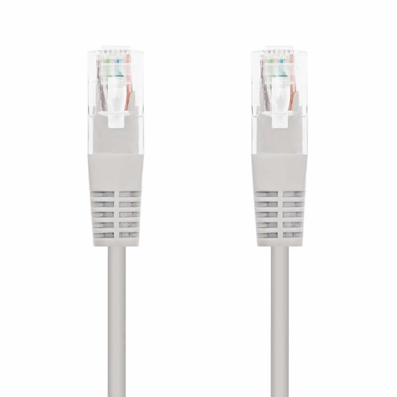 Cable de Red RJ45 UTP Nanocable 10.20.0400-L25 Cat.6/ 25cm/ Gris