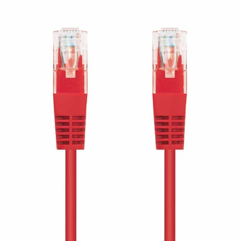 Cable de Red RJ45 UTP Nanocable 10.20.0400-R Cat.6/ 50cm/ Rojo - Ítem