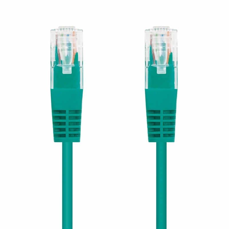 Cable de Red RJ45 UTP Nanocable 10.20.0401-GR Cat.6/ 1m/ Verde - Ítem