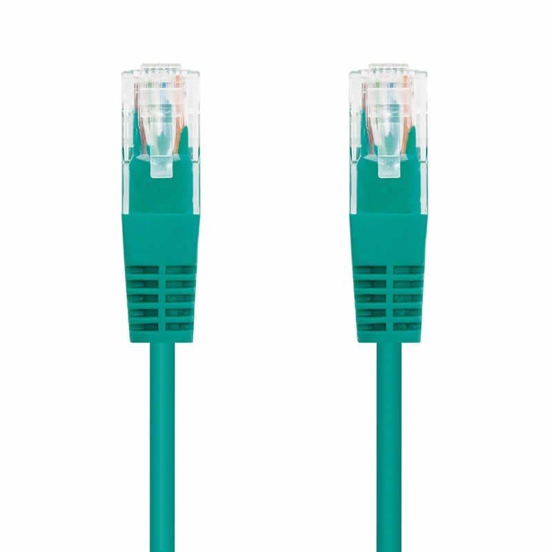 Cable de Red RJ45 UTP Nanocable 10.20.0401-GR Cat.6/ 1m/ Verde