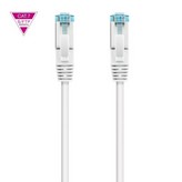 Cable de Red RJ45 SFTP Nanocable 10.20.1700-L25-W Cat.7/ LSZH/ 25cm/ Blanco