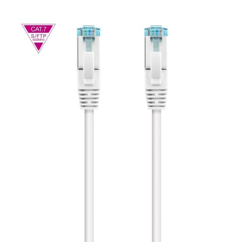 Cable de Red RJ45 SFTP Nanocable 10.20.1701-W Cat.7/ 1m/ Blanco - Ítem