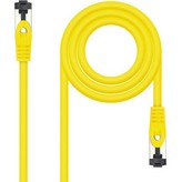Cable de Red RJ45 SSTP Nanocable 10.20.2001-Y Cat.8.1/ 1m/ Amarillo