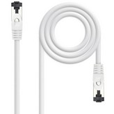 Cable de Red RJ45 SSTP Nanocable 10.20.2002-W Cat.8.1/ 2m/ Blanco