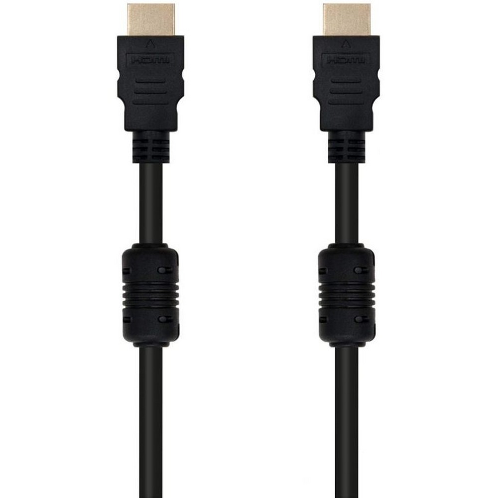 Cable HDMI 1.4 Nanocable 10.15.1810/ HDMI Macho - HDMI Macho/ 10m/ Negro