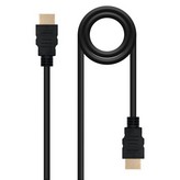 Cable HDMI 1.4 Nanocable 10.15.1700/ HDMI Macho - HDMI Macho/ 1m/ Negro