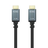 Cable HDMI 2.1 8K Nanocable 10.15.8000/ HDMI Macho - HDMI Macho/ 50cm/ Negro