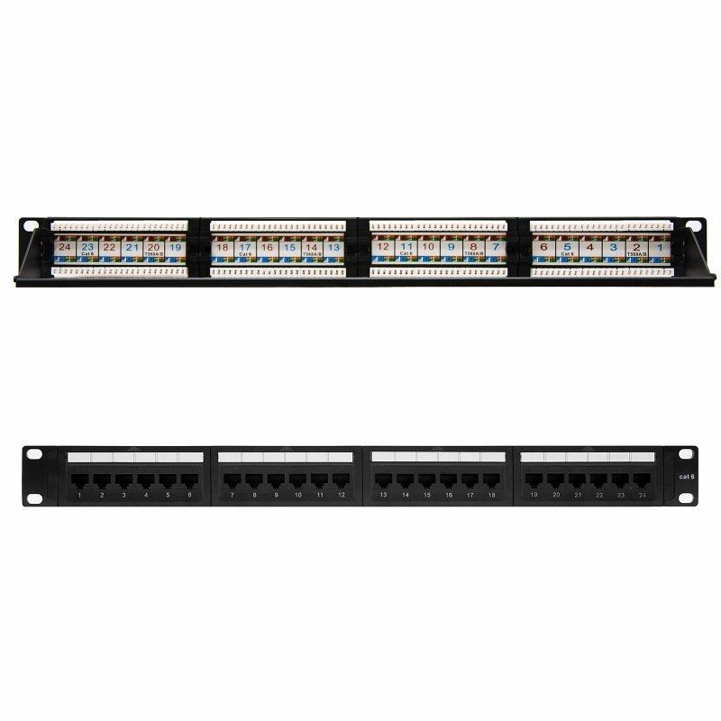 Patch Panel Nanocable 10.21.3124/ 24 Puertos/ Cat.6/ Altura 1U - Ítem