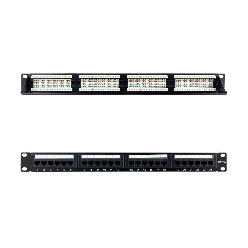 Patch Panel Nanocable 10.21.4124/ 24 Puertos/ Cat.6a/ Altura 1U - Ítem