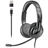 Auriculares NGS VOX605 USB-C/ con Micrófono/ USB Tipo-C/ Negros