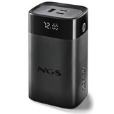 Powerbank 20000mAh NGS TWIX20/ 65W/ Compatible con Portátiles/ Negra