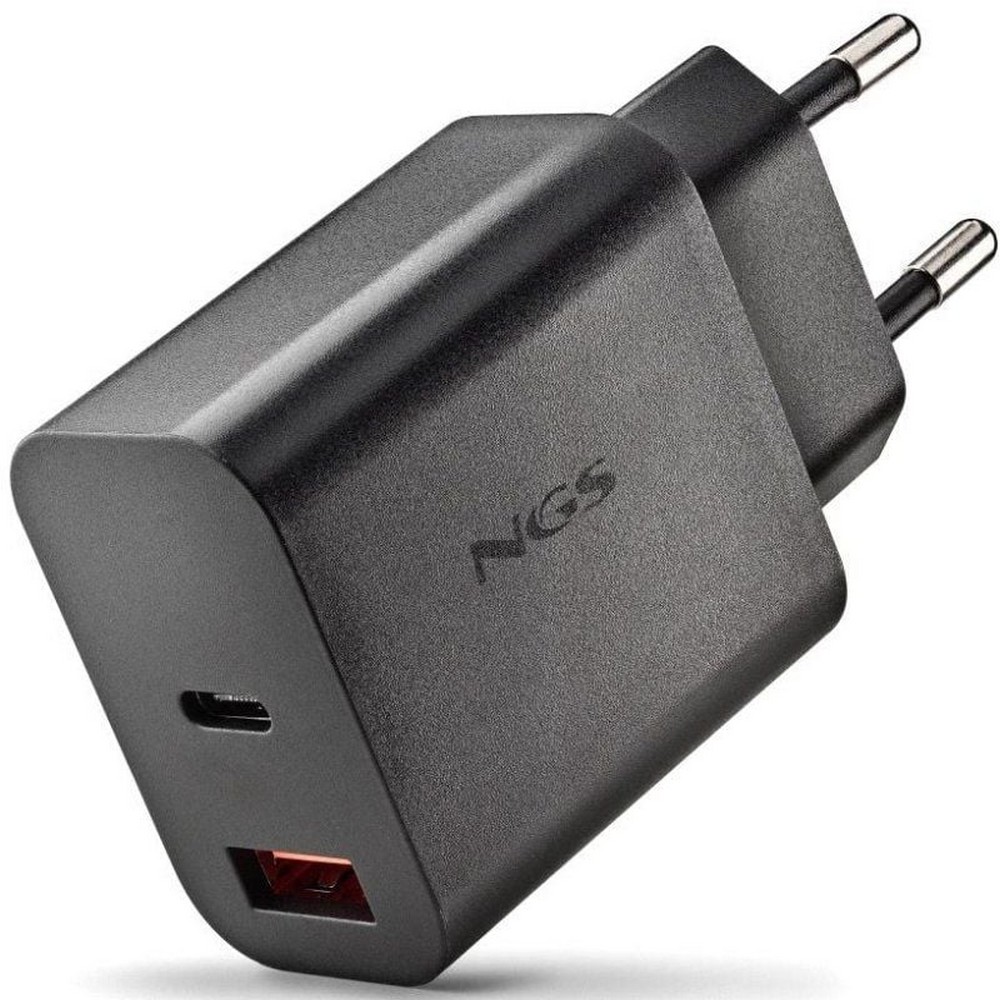 Cargador de Pared GaN NGS Era 20W/ 1xUSB Tipo-C/ 1xUSB/ 20W