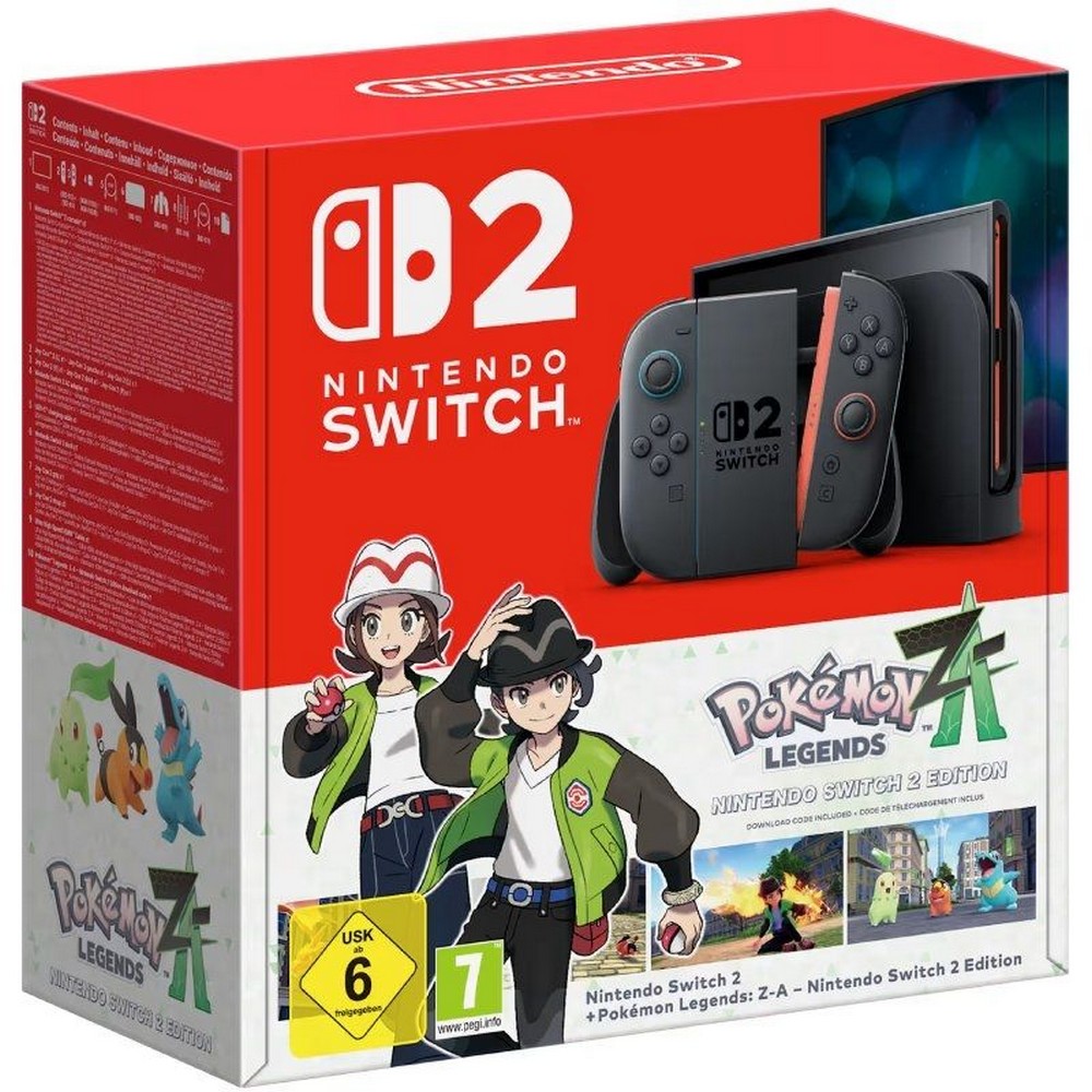 Nintendo Switch 2/ Incluye Código Juego Leyendas Pokémon: Z-A Nintendo Switch 2 Edition