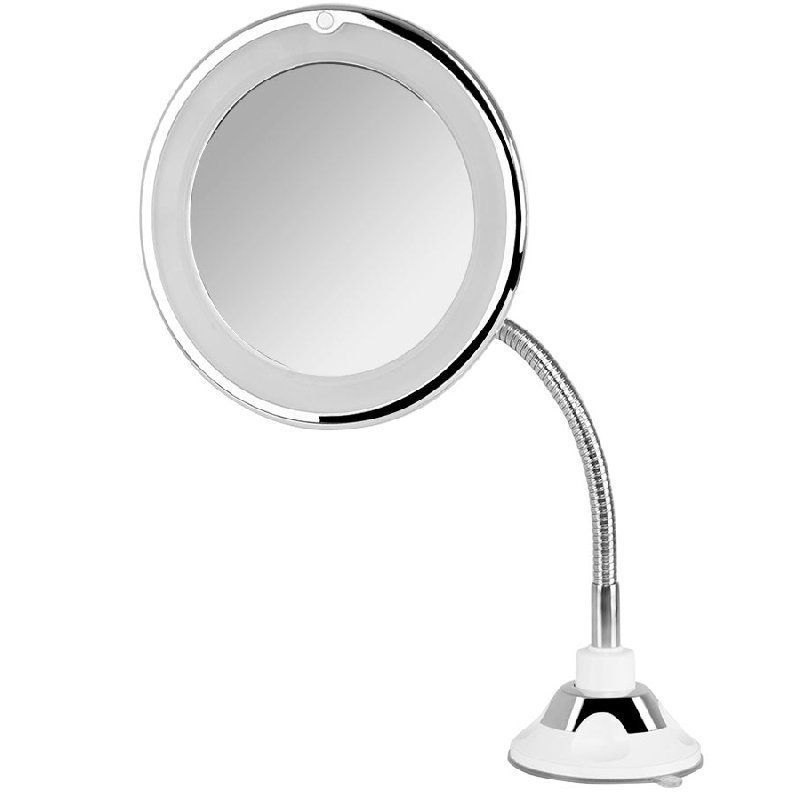 Espejo Cosmético de Pared con Luz Orbegozo ESP 1020/ Telescópico/ Ø17cm - Ítem