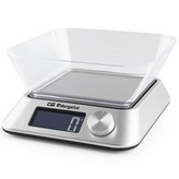 Báscula de Cocina Electrónica Orbegozo PC 1030/ hasta 5kg/ Plata