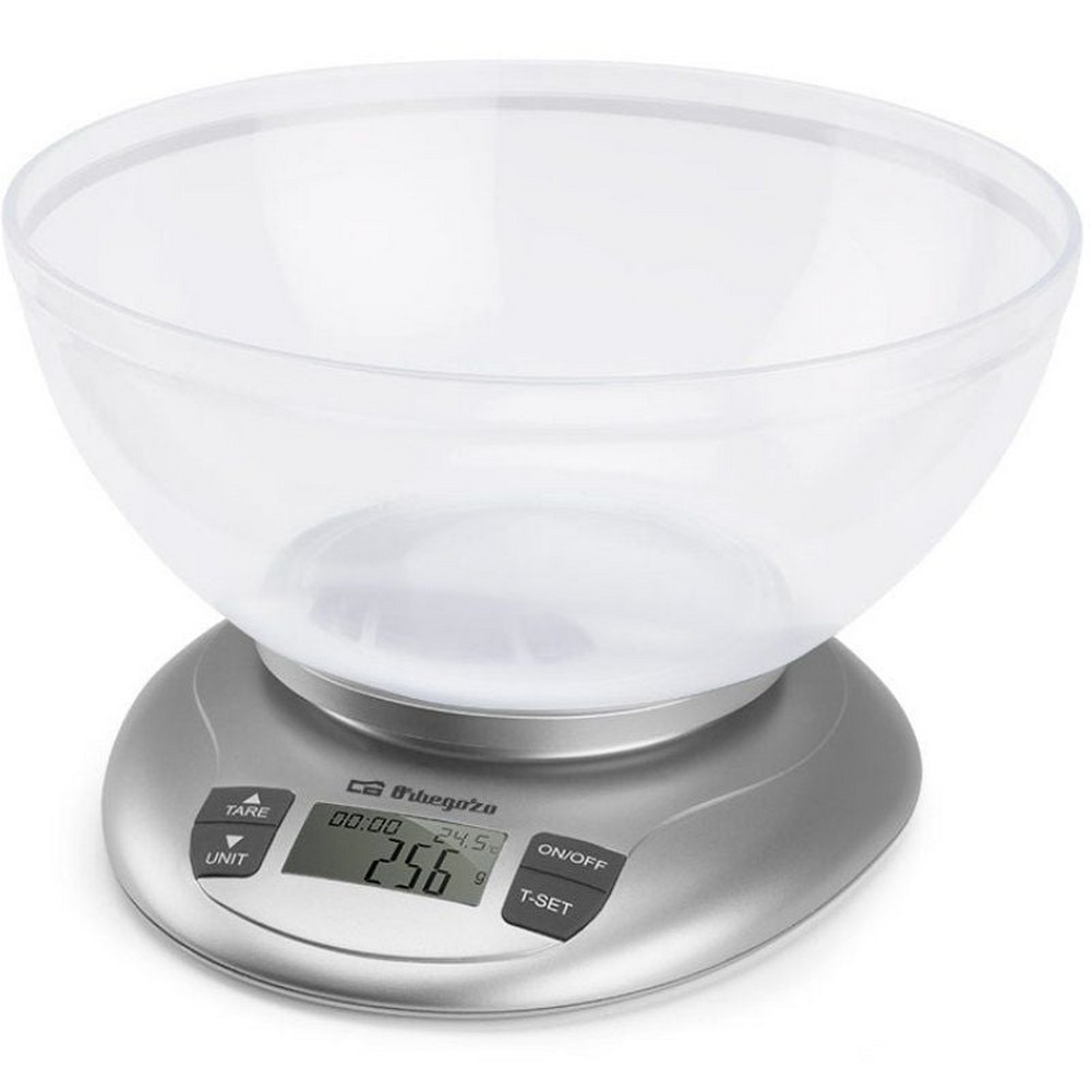Báscula de Cocina Electrónica Orbegozo PC 2017 A/ hasta 3.5kg/ Plata