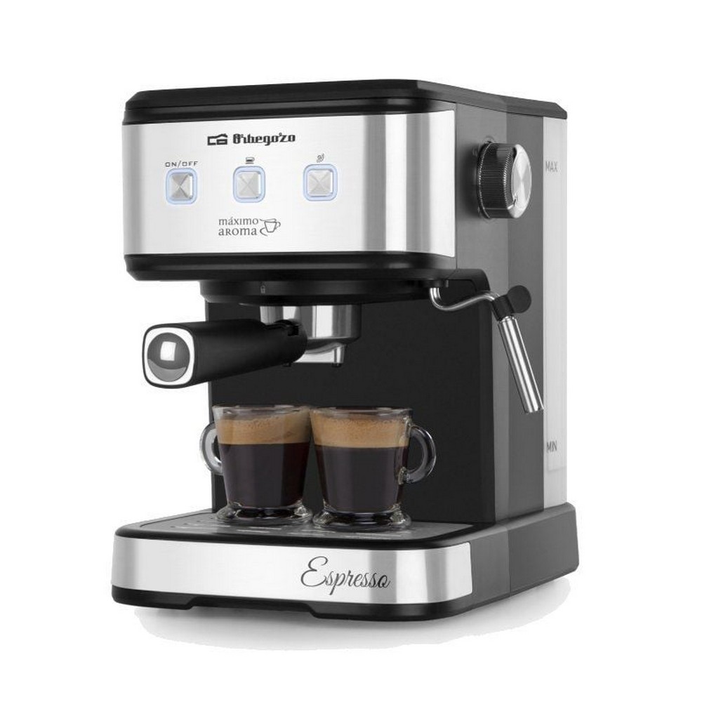 Cafetera Expreso Orbegozo EX 5210/ 1100W/ 20 Bares